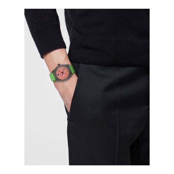 Versace Greca Time GMT Watch Green Mens - Picture 5 of 6